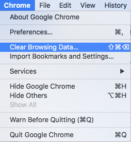 Chrome Dropdown
